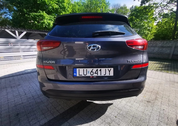 Hyundai Tucson cena 72999 przebieg: 127000, rok produkcji 2019 z Lublin małe 326